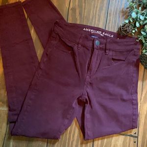American Eagle super stretch hi rise jegging